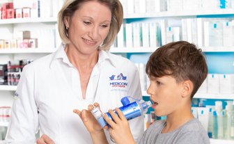 Üben der Inhalationstechnik