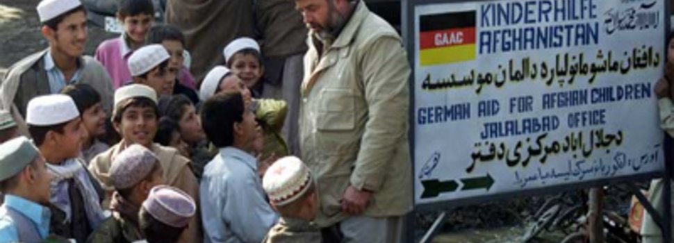 Reinhard Erös bei der Kinderhilfe Afghanistan