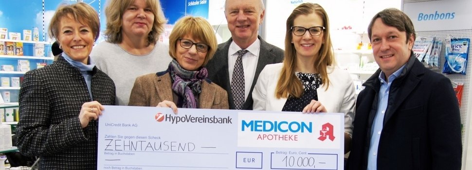MEDICON Apotheken spenden 10.000 Euro